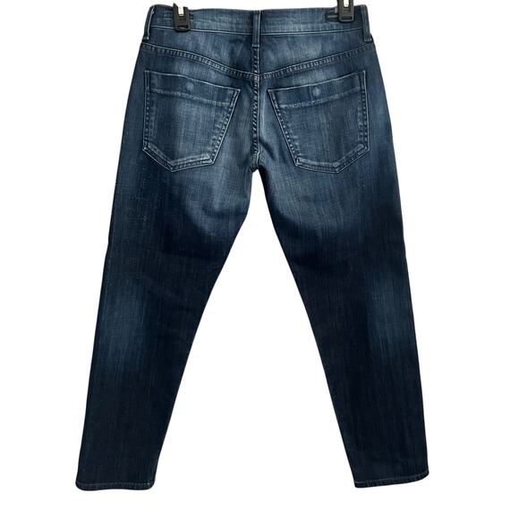 Citizens of Humanity Jeans Womens 25 Skyler Boyfriend Crop Jeans Blue Button Fly - Picture 2 of 15